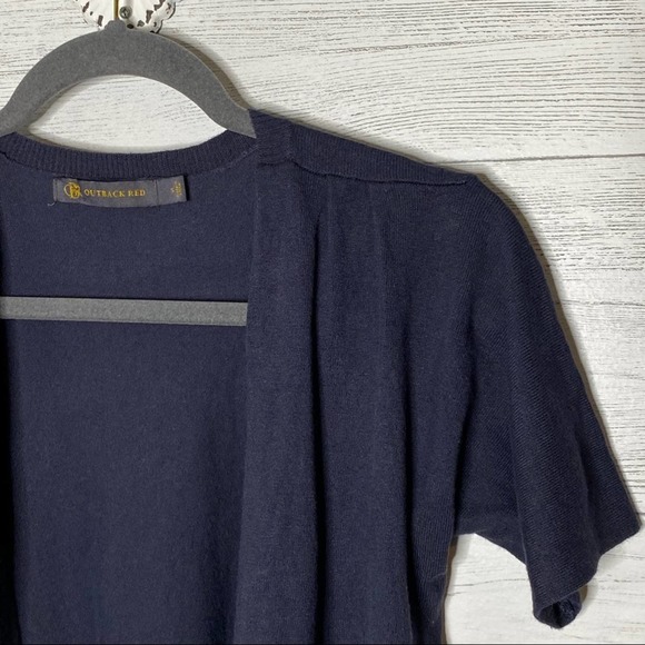 Outback Red Women's Navy Short Cardigan Small - Picture 4 of 8
